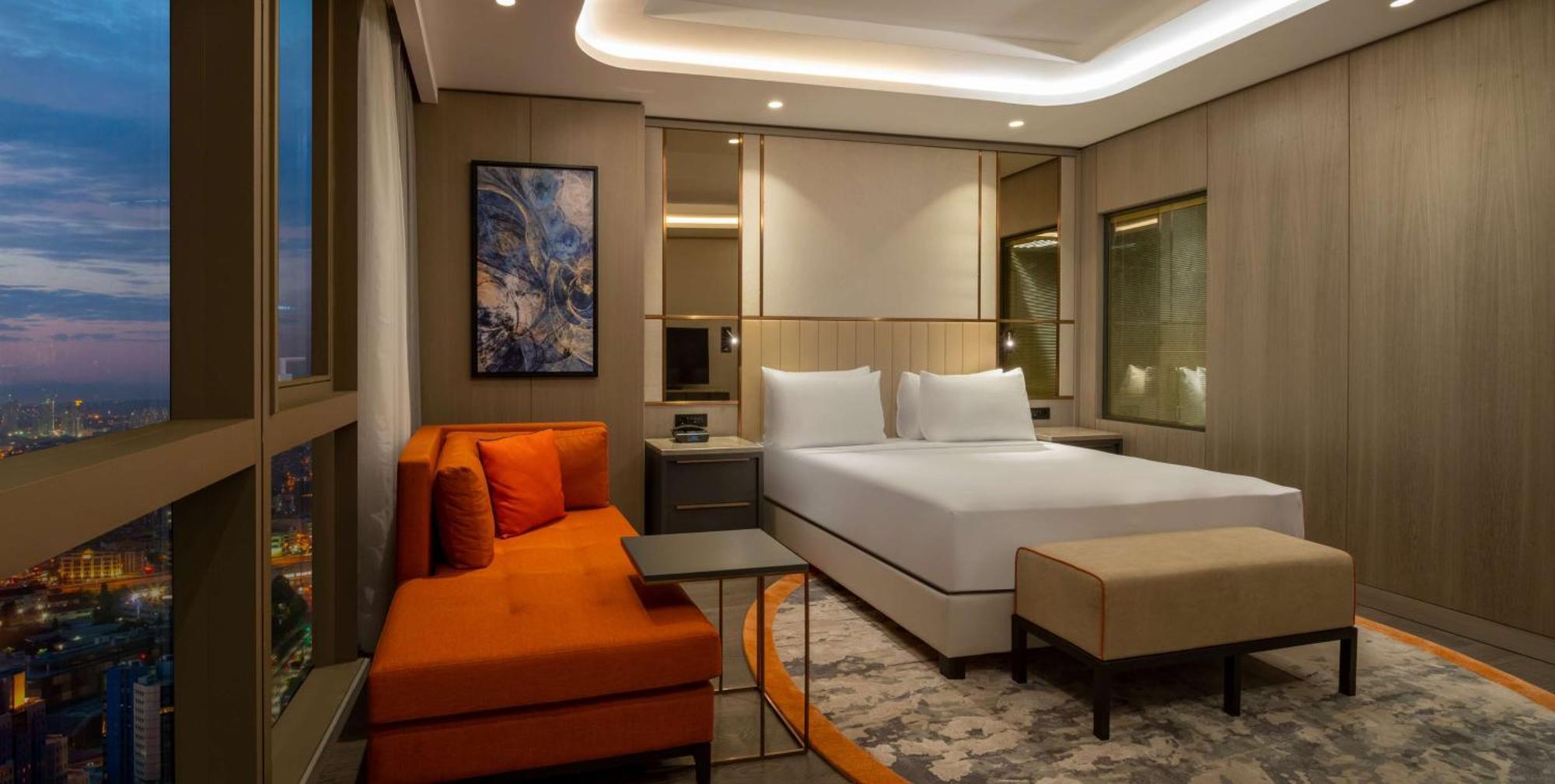 Hilton Mall Of Stambuł Zewnętrze zdjęcie A bedroom at the hotel